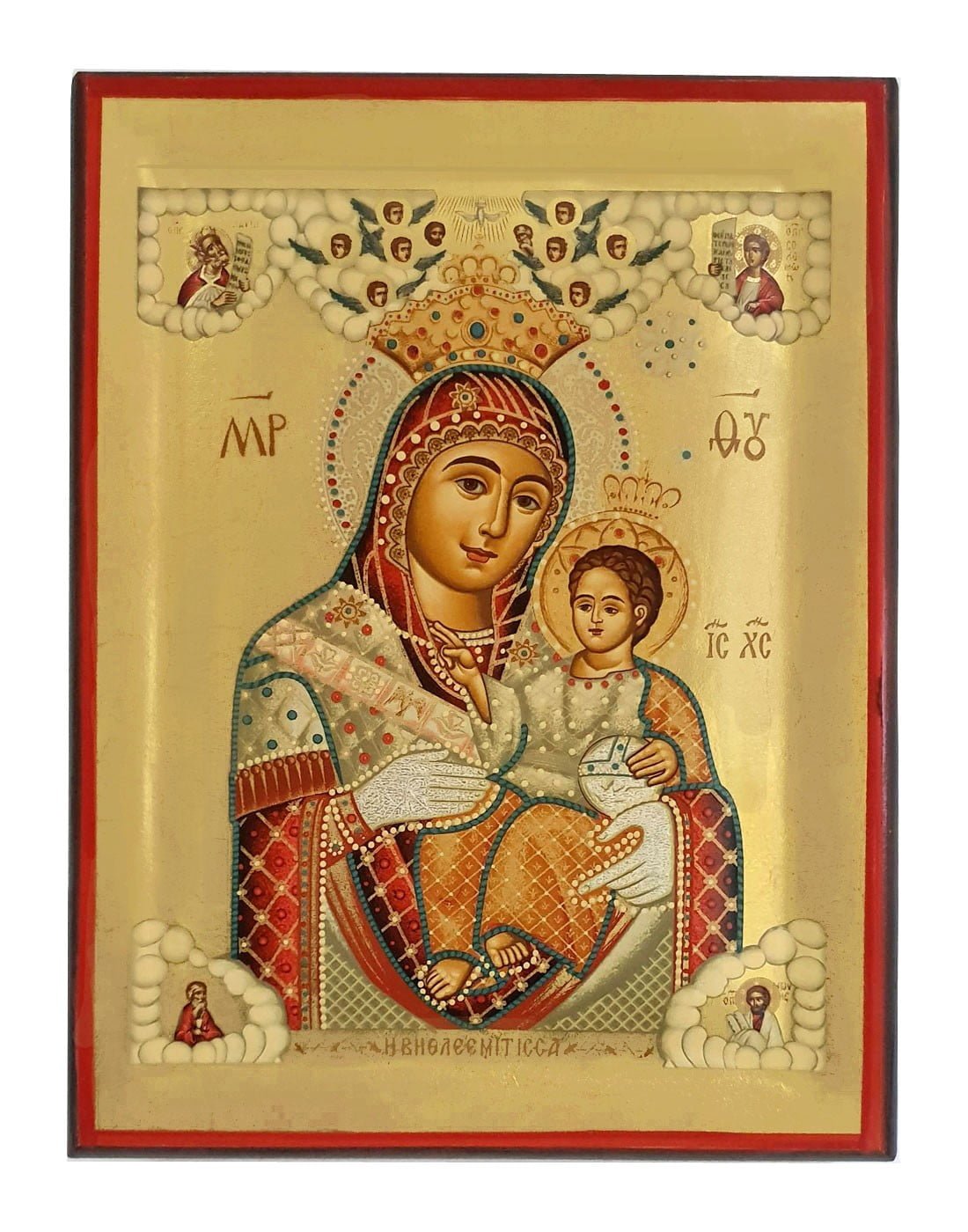 Handmade Orthodox Icon Virgin Mary Vithleemitissa