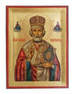 Handmade Orthodox Icon Saint Nicolas