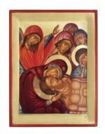 Handmade Orthodox Icon The Εpitaph of the Jesus Christ