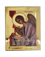 Orthodox Icon Angel of the soul Gold mirror effect
