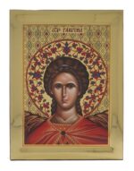 Orthodox Icon Archangel Gabriel Gold mirror effect