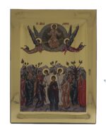 Handmade Orthodox Icon The Ascesion Gold mirror effect