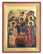 Handmade Orthodox Icon Τhe hospitality of Abraham