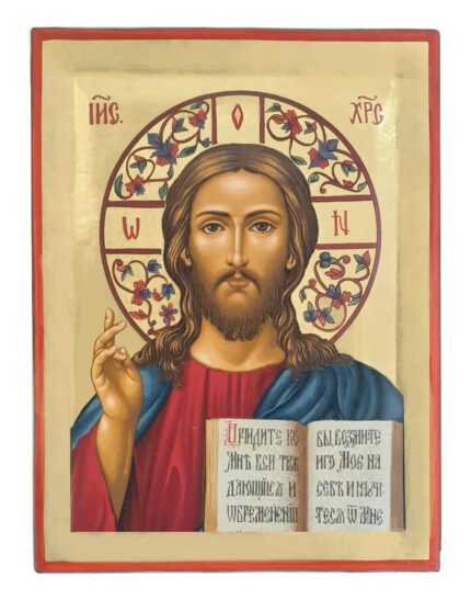 Handmade Orthodox Icon Jesus christ of Kazan
