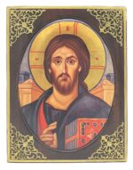 Handmade Orthodox Icon Jesus Christ of Sina mirror
