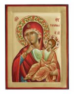 Handmade Orthodox Icon Virgin Mary Paramithia