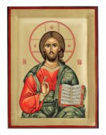 Handmade Orthodox Icon Jesus Christ Pantocrator