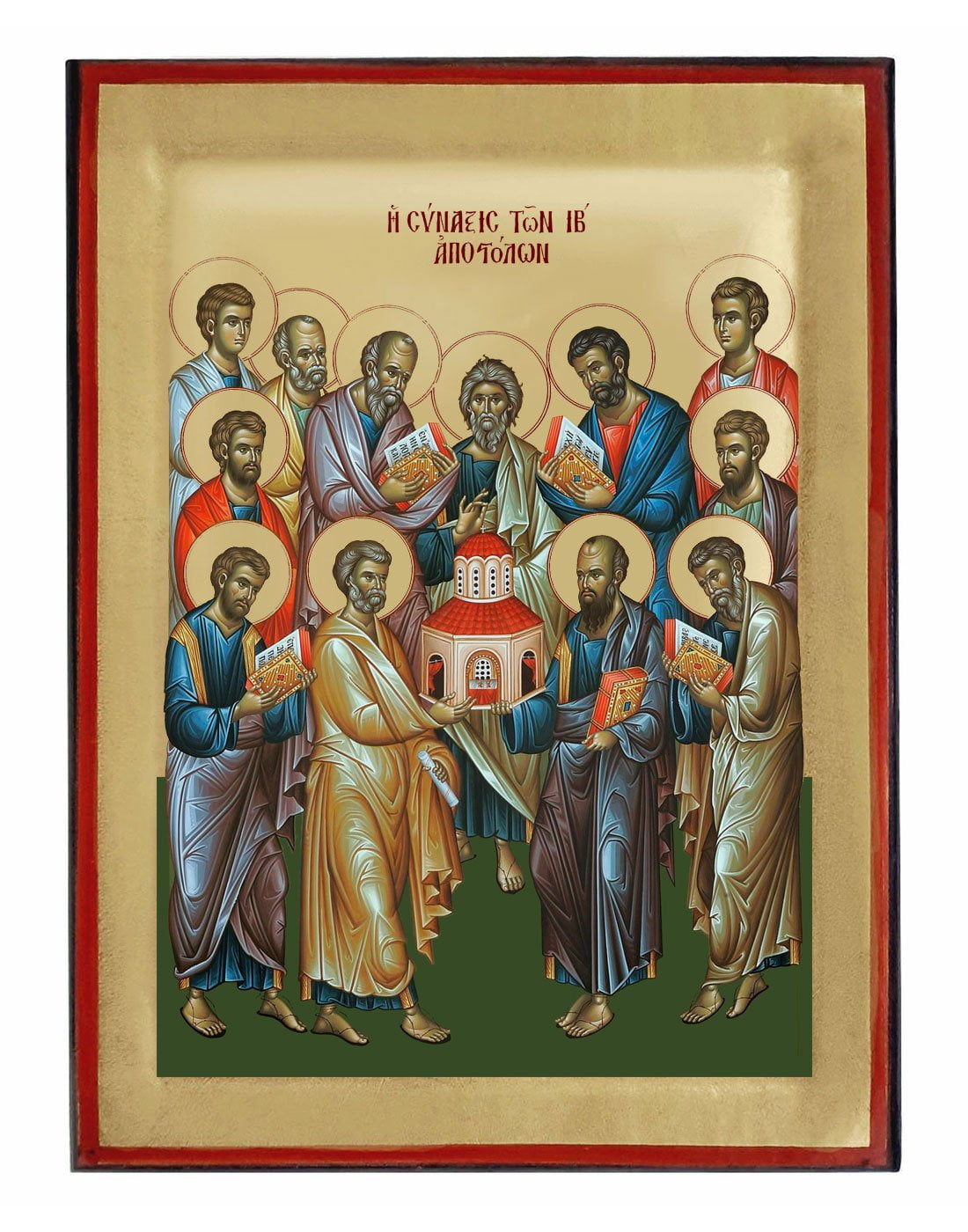 Handmade Orthodox Icon Twelve Apostoles