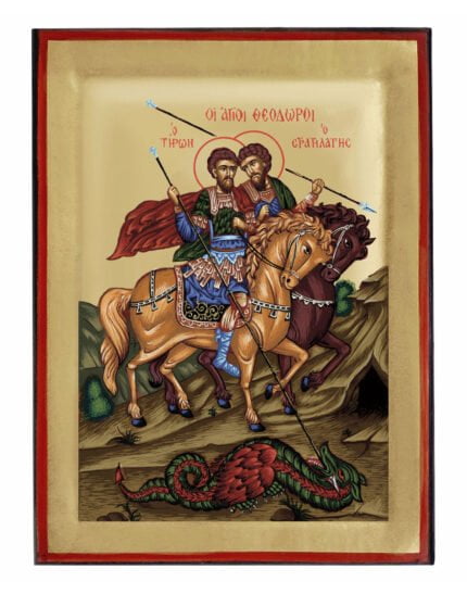 Handmade Orthodox Icon Saint Theodoroi