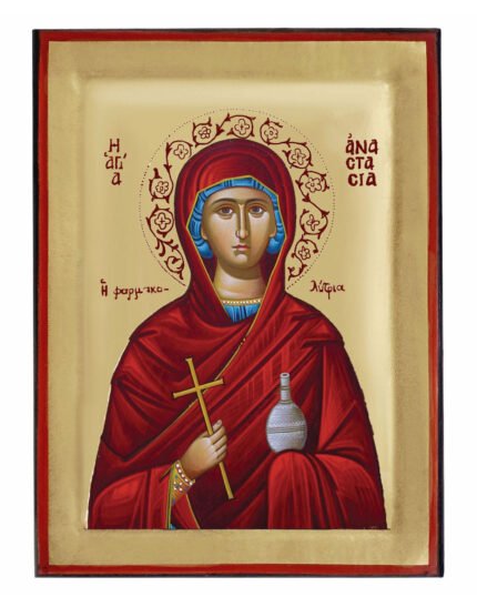 Handmade Orthodox Icon Saint Anastasia