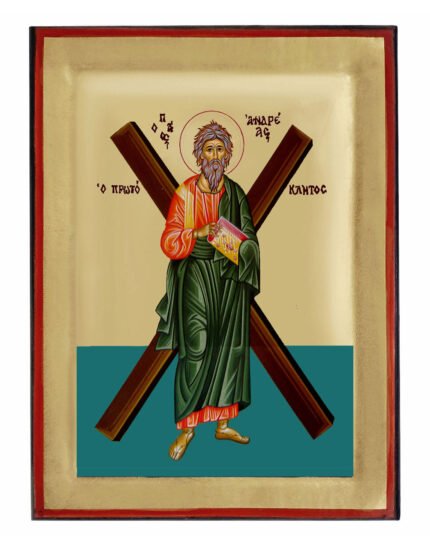 Handmade Orthodox Icon Saint Andrew