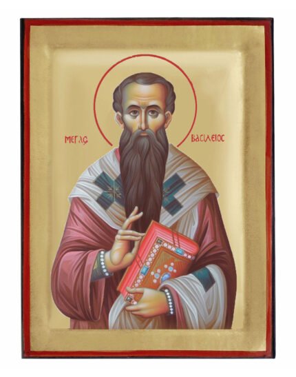 Handmade Orthodox Icon Saint Vasileios the Great