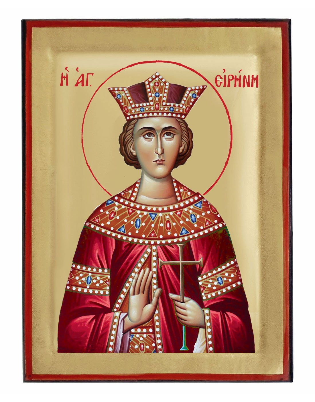 Handmade Orthodox Icon Saint Irene