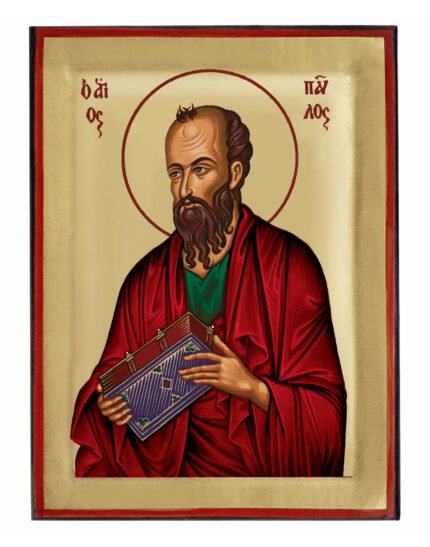 Handmade Orthodox Icon Saint Paul