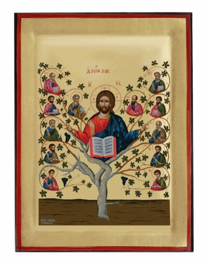 Handmade Orthodox Icon The Vine Tree