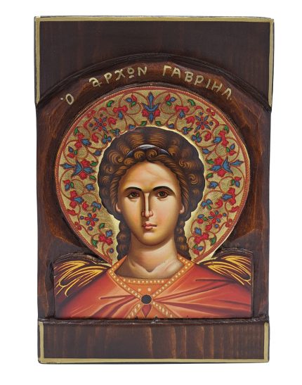 Orthodox Archangel Gabriel carving