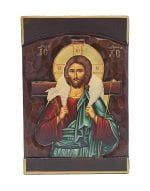 Handmade Orthodox Jesus Christ The good shepered carving