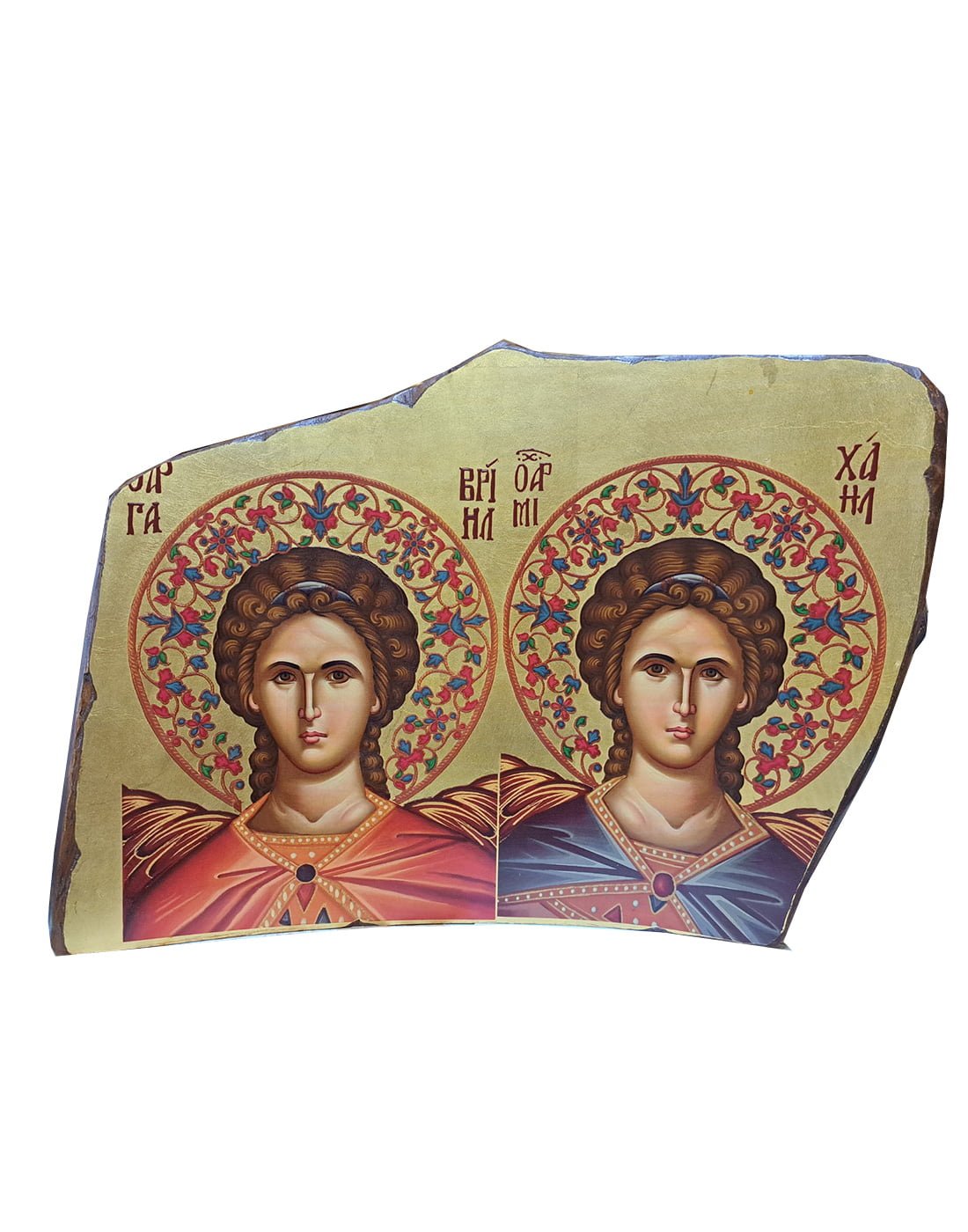 Αγιογραφία Αρχάγγελος Μιχαήλ και Γαβριήλ Archangels Michael and Gabriel Icon